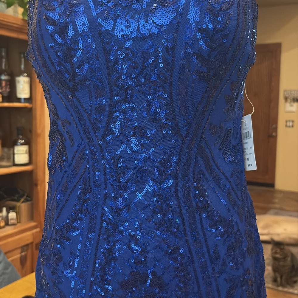 NWT Windsor blue sequined mini dress - Picture 11 of 11